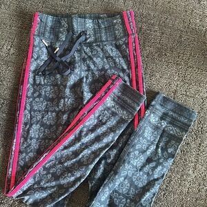 Limited Edition The Upside Navy Pink Stipe Floral print leggings perfect